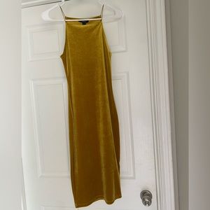 Velvet Brown/Gold Dress